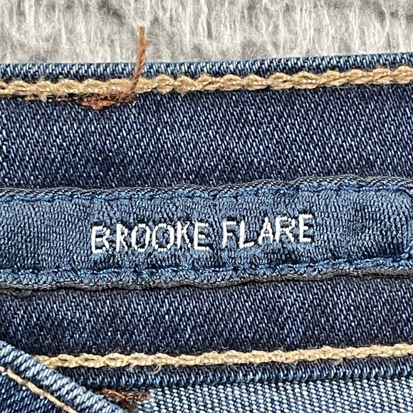 Lucky Brand Jeans Womens 30 Blue Brooke Flare Premium Italian Stretch Denim - Picture 4 of 11